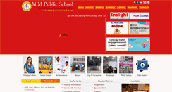 Desktop Screenshot of mmpublicschool.com