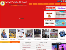 Tablet Screenshot of mmpublicschool.com